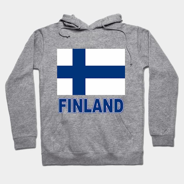 The Pride of Finland - Finnish Flag Design Hoodie by Naves